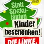 LINKE plakatiert gegen "Spekulanten"